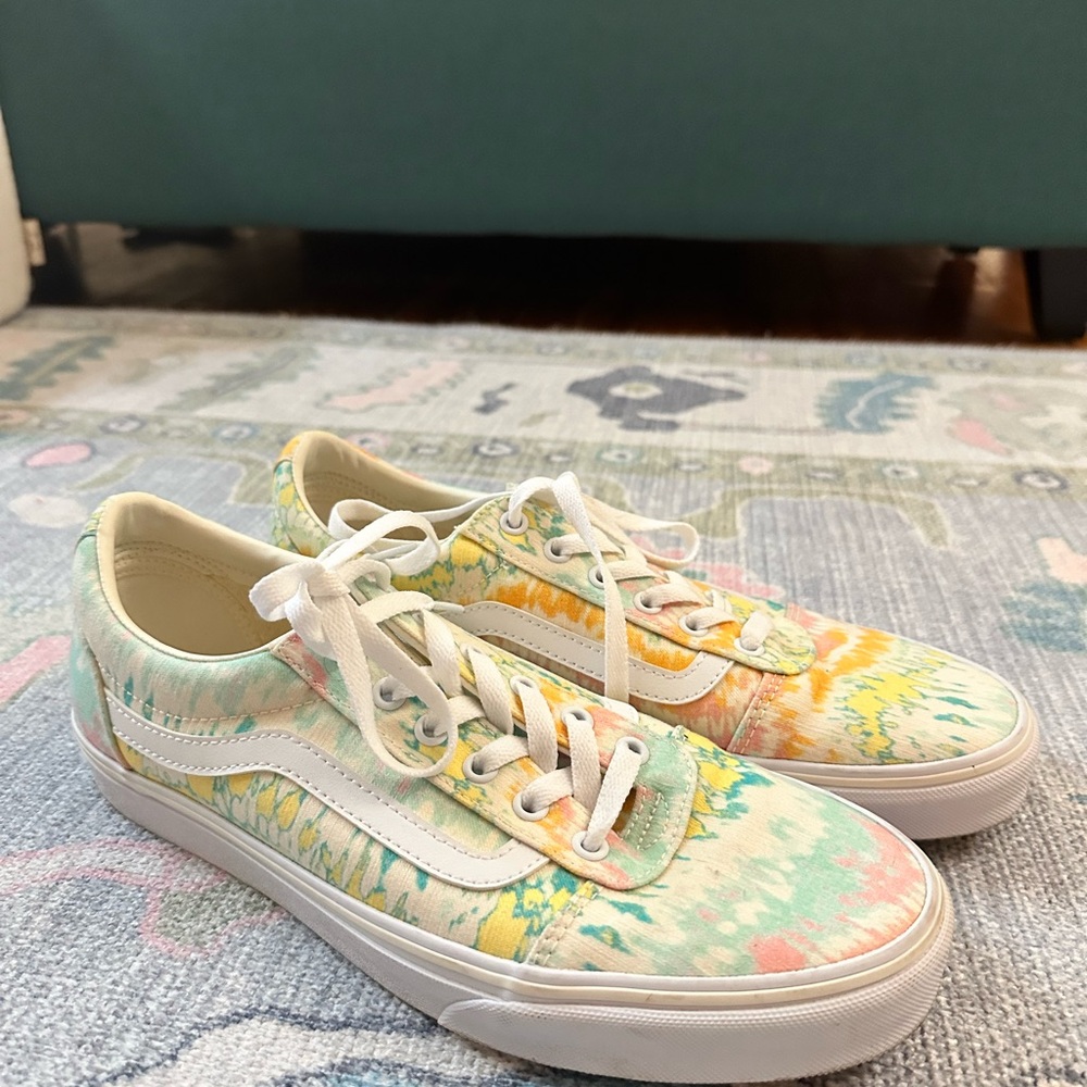 Colorful Tie-Dye Vans